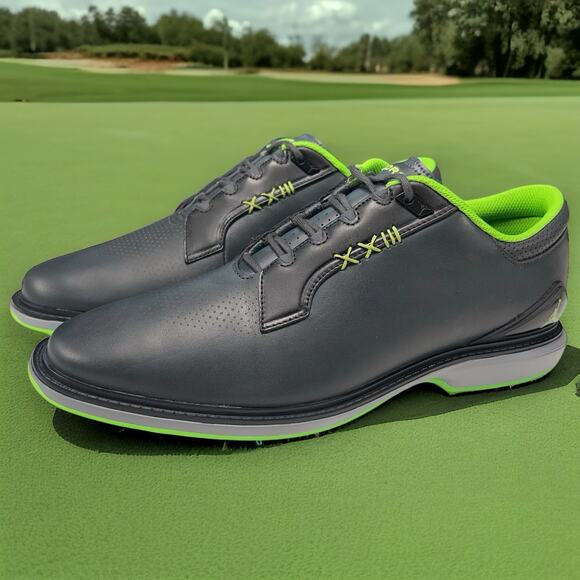 Nike Other - Jordan ADG 5 Mens Size 11 Golf Shoes Black Green Leather FQ7874-002 NEW!